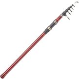 DAM Steelpower Red G2 TELE-SURF, 4,50m, 100-250g, 7-tlg. - Tele-Surfcasting Rute -