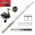 Fox Rage Set - Fox Warrior Spinnrute 2,10m 20-60g + Fox Warrior Rolle 2500 + 150m Fox Rage 0,14mm geflochtene Schnur gelb- Angelset zum Spinnfischen - Angelrute & Angelrolle zum Spinnangeln -