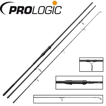 Prologic C1 XG 12ft 360cm 3,50lbs 3-teilige Karpfenrute zum Angeln auf Karpfen, Karpfenangel, Angelrute zum Karpfenangeln -