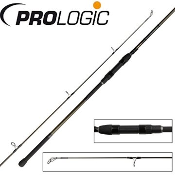 Prologic PL C2 Natura Tech 12ft 3,00lbs 2-teilige Karpfenrute zum Karpfenangeln, Angelrute für Karpfen, Karpfenangeln mit Boilies -