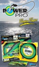 Power Pro Super Line 275m 0,13mm 8kg, Gelb, geflochtene Angelschnur -